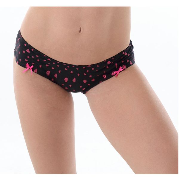 

women's panties woman briefs cotton female panty red heart-shaped underwear s--l, Black;pink
