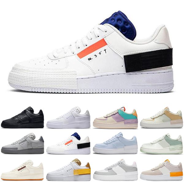 

shadow type 1 n354 men women running shoes triple black white sail pale ivory outdoor grey fog mens trainers sports sneakers runners