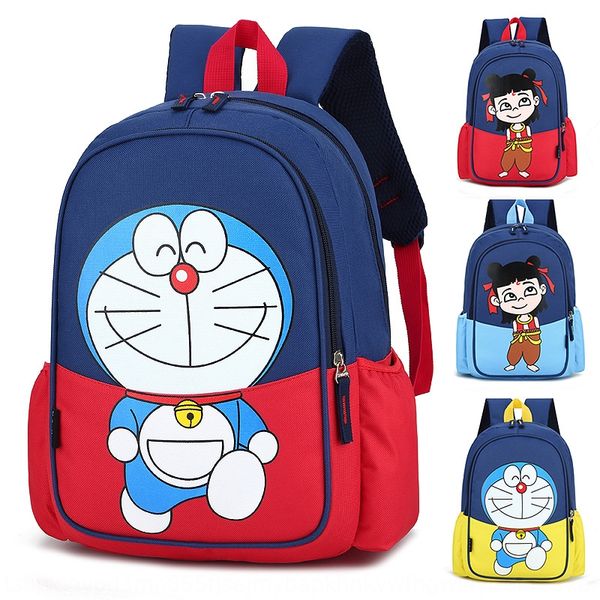 

children's 2019 new cartoon cartoon blue fat children's 1-3 grade elementary school bag backpack backpack schoolbag