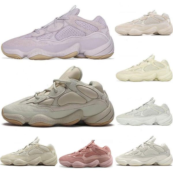 

new 2020 stock 500 tennis running shoes soft vision bone white stone mens super moon yellow utility black salt women sneakers