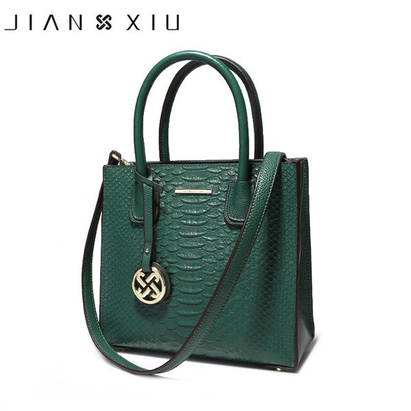 

jianxiu handbags women bag designer handbag genuine leather bags fasion shoulder bag small tote two colors