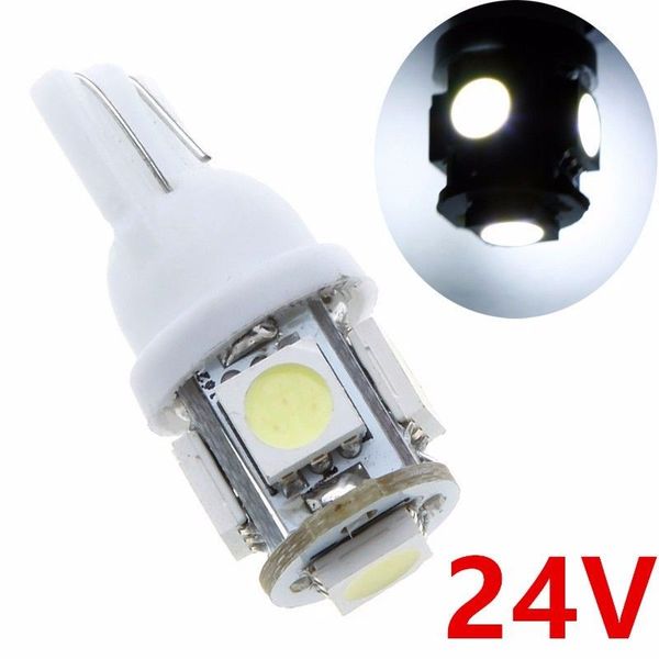 

50-pack 24v led 194 bulb white t10 168 912 w5w 2825 led bulb for car interior lights map light trunk light bulb license plate light lamp