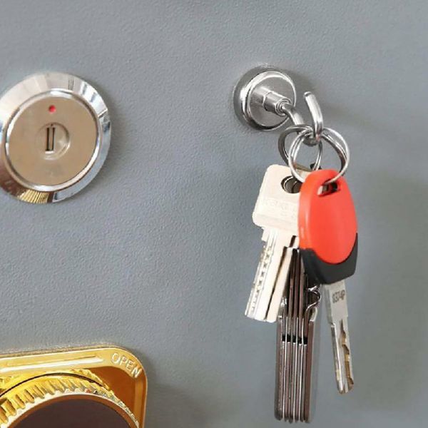 

4pcs magnetic hooks powerful heavy duty neodymium magnet refrigerator surfaces not scratch ai88