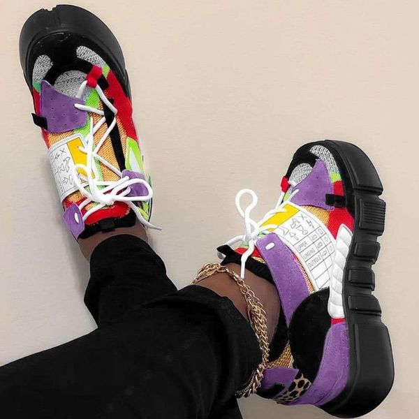 

women sneakers mesh running shoes ladies walking dancing sport shoes outdoor breathable footwear lace up sneakers #4