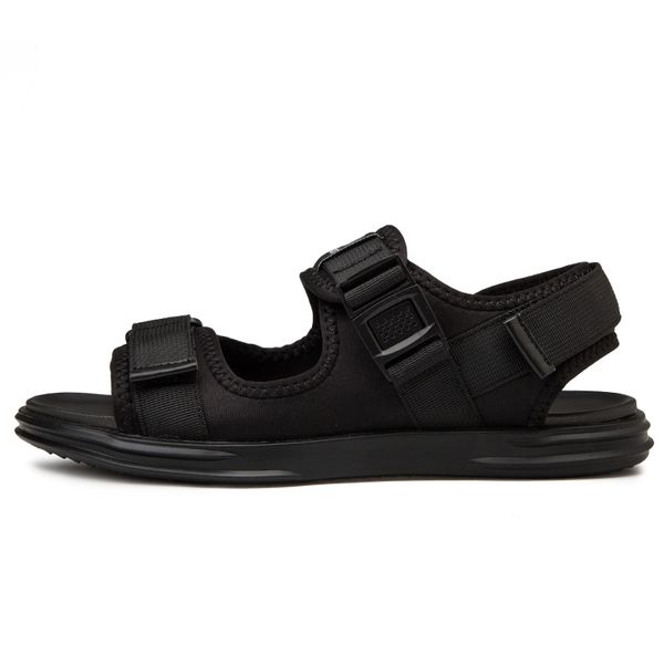 

homme men shoe footwear sandalias gladiator sandles sandale male geta sandales hombre samool walking shoes mountain outdoor on, Black