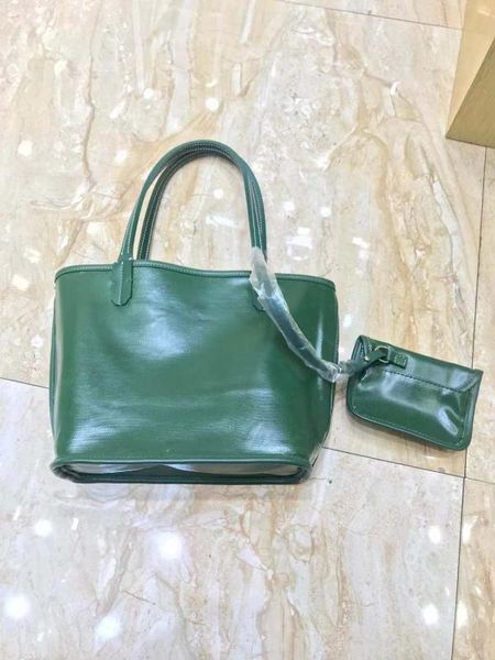 

2020 brand designer double sided shopping bag leather shopping bag handbag handbag