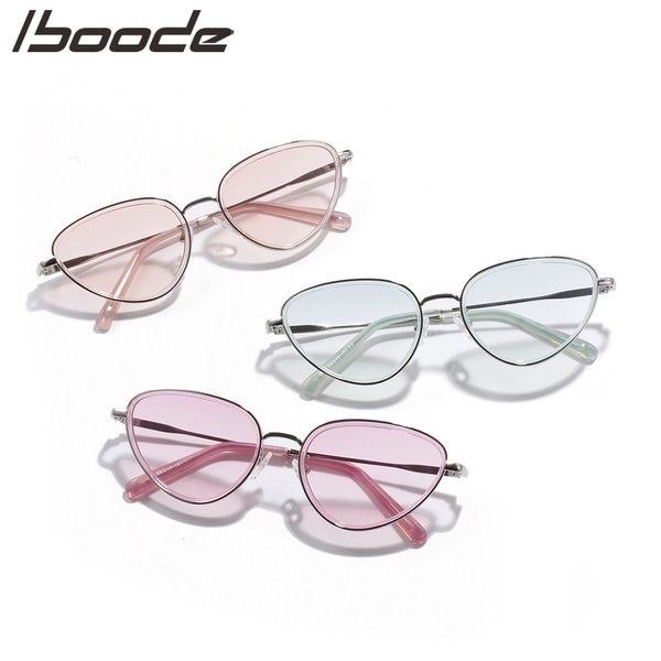 

iboode candy-colored sunglasses retro fashion uv400 hinge uv protection comfortable square frame sun glasses, White;black