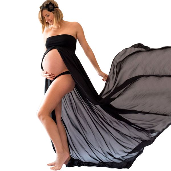 

black white maternity dresses for p shoot pgraphy props women pregnancy dress lace long strapless maxi dress