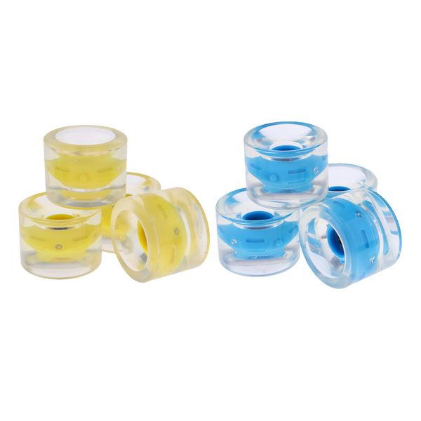 

8pcs 70mm light up skateboard longboard wheels glow at night 78a