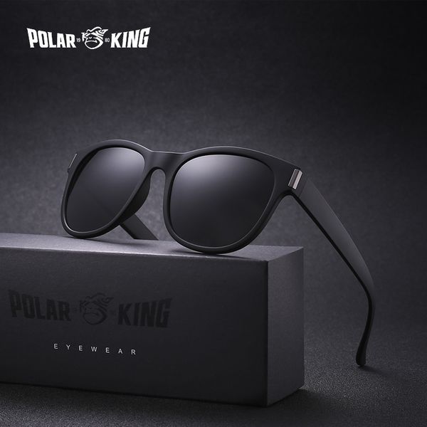 

polarking brand men's fashion oval polarized sunglasses black sun glasses for plastic men travel driving eyewear, White;black