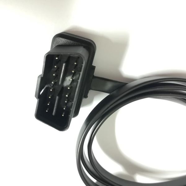 

20pcs flat thin 100cm 1 meter obdii obd2 obd 2 extension cable 16pin male to female elm327 diagnostic connector