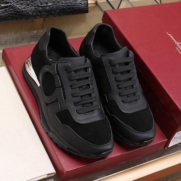 

fast delivery mens shoes autumn and winter comfortable footwears casual low plus size luxury men shoes scarpe da uomo, Black