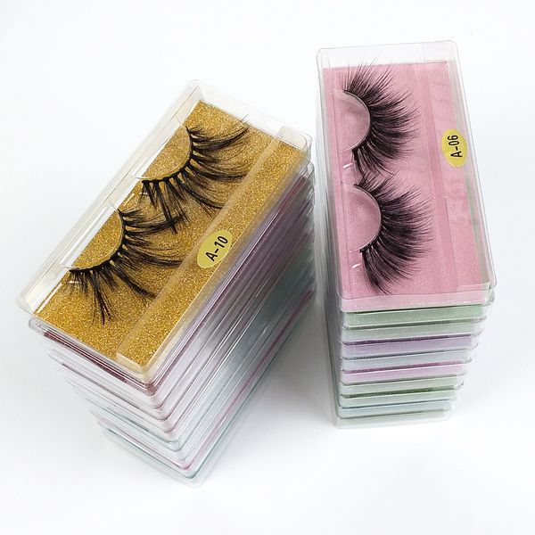 

wholesale 25mm lashes 10 styles 25 mm false eyelashes thick strip mink lashes makeup dramatic long mink eyelashes bulk dhl ing