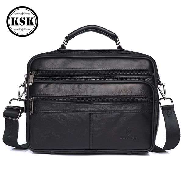 

men's messenger bag genuine leather bag shoulder bags for men luxury handdbag 2020 fashion flap male crossbody bags handbag ksk
