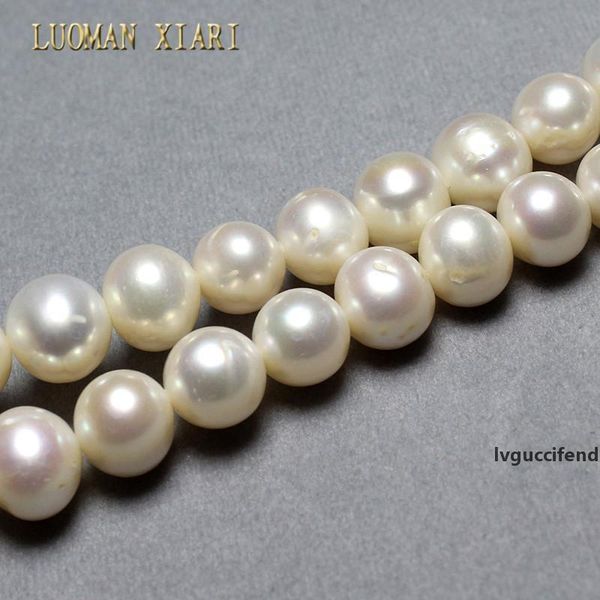 

luoman xiari fine aaa irregular natural pearl beads for jewelry making diy bracelet necklace material 9-10mm strand 14 t200507