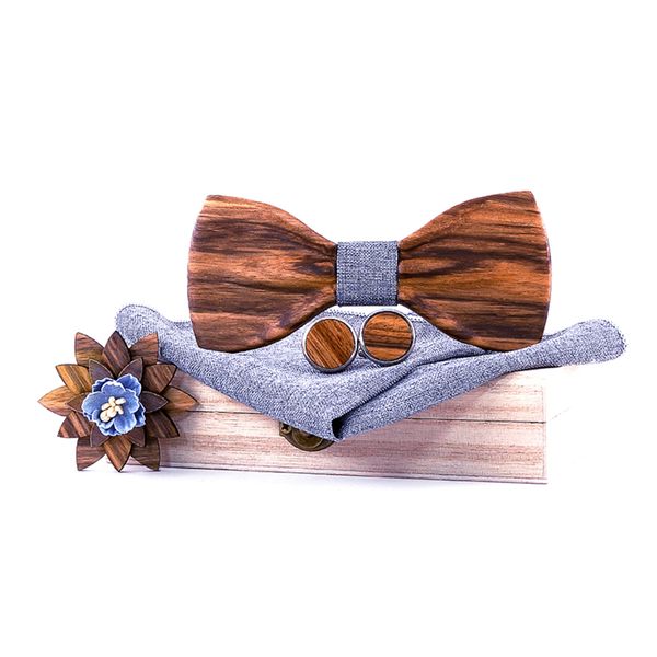 

zebra wood handmade 3d grey wooden bow ties for men quality men's tie wood bowtie 3d handmade butterfly bow tie gravata, Blue;purple