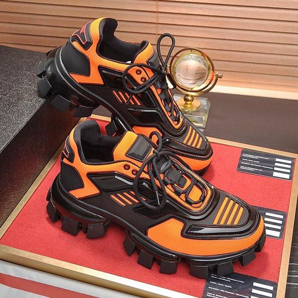 

new new men shoes sneakers casual breathable comfortable fashion trainers zapatos de hombre cloudbust thunder knit sneakers men shoes drop s, Black