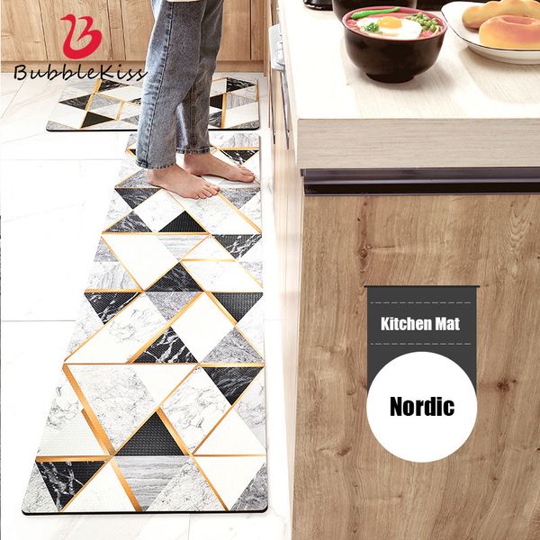 

bubble kiss nordic kitchen mat pvc abstract carpets for living room waterproof and oil proof door mat area rugs for home decor