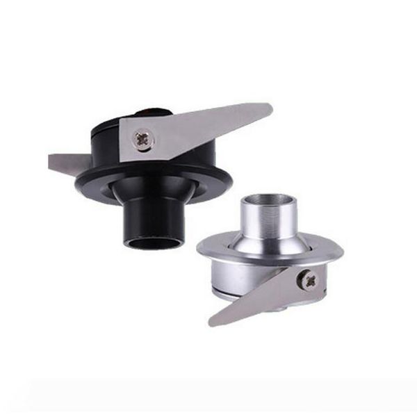 

adjustable-pitch 1w led down light energy saving led spot light home ceiling downlight mini led silver black recessed ceiling down lamp