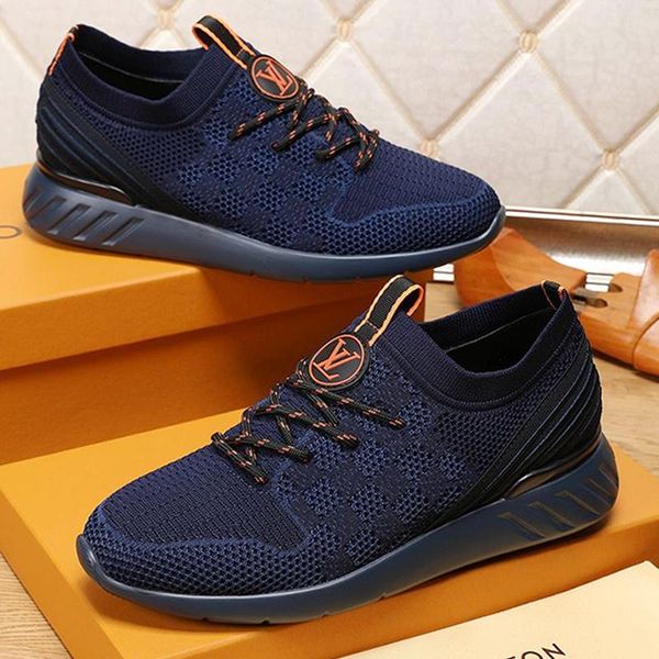 

vintage men shoes casual sports breathable lace -up round toe fashion sneakers chaussures pour hommes luxury casual shoes mens fast shipping, Black