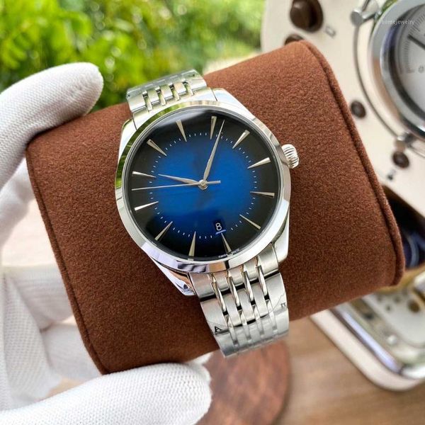 

mens designer watches automatic movement waterproof wristwatches 316l stainless steel shell 40mm sport watch gifts1, Slivery;brown