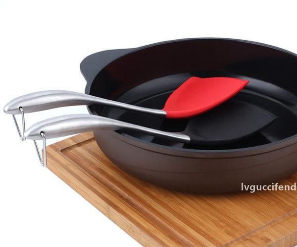 

new silicone shovel silicone tableware non-stick silicone spatula wok turner with stainless steel handle kitchen utensils