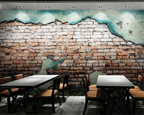 

3d wallpaper vintage retro imitation red brick cement texture background wall digital printing hd decorative beautiful wallpaper