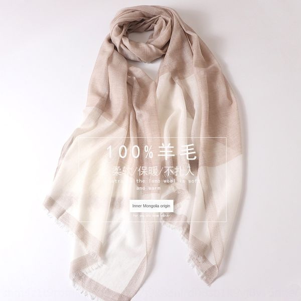 

inner mongolia 200 water soluble scarf shawl wool cashmere wool scarf women's season thin shawl all-match, Blue;gray