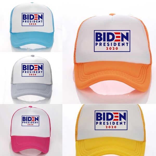 

jkjz7 15 colors biden president 2020 mesh ridn with biden letters print baseball caps ball hats hat outdoor summer visors patchwork sports, Blue;gray