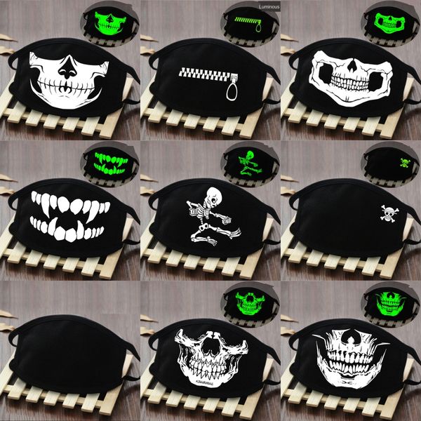

halloween full face mask skull print motorcycle hood cap face mask biker windproof neck scarves headwear #qa84640#220, Black