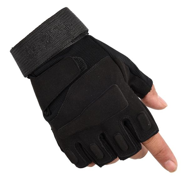 

newly army military fingerless tactical fitness gym men women antiskid anti-slip cycling half finger men's gloves, Silver