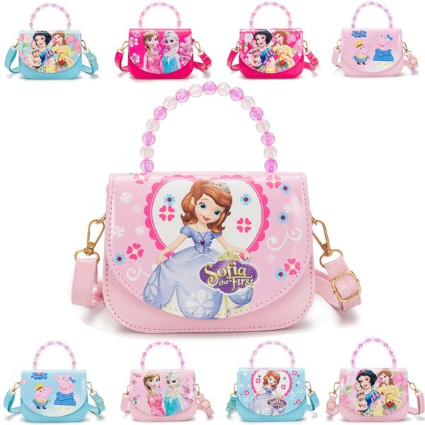 

korean children's tong bao shoulder 2020 new princess shoulder cartoon cute portable crossbody bag girl princess bag