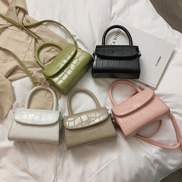 

crossbody сумка женского летняя 2020 цепочки сумочки кожи pu плечо сумка дама pu щиток мода женский посланник