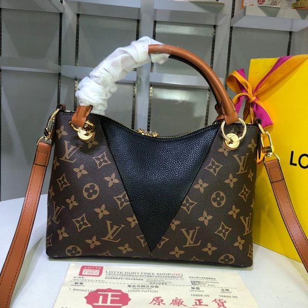 

new arrival women leather fashion classic crossbody bag trend retro lady shoulder bag zipper handle tote hand bag with origin box