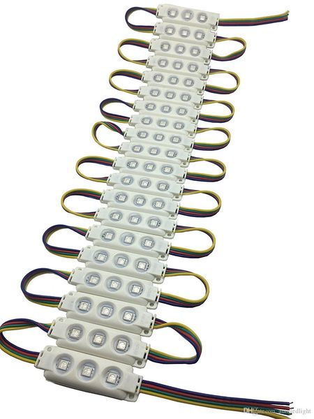 

holiday led module 5050 smd 3 led rectangular waterproof rgb injection led module dc12v per string holiday
