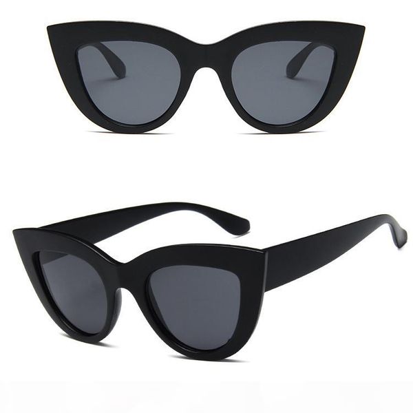 

fashion cat eye sunglasses for women new womens designer sunglasses goggles uv400 sun glasses, White;black