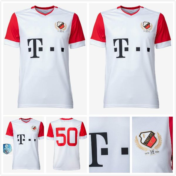 

man+kids kit 20 21 fc utrecht home soccer jerseys 2020 21 utrecht child soccer shirt young boys kit soccer uniforms customized jersey, Black