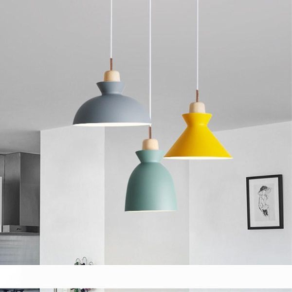 

modern macaron pendant light aluminum hanglamp living room dinning room pendant lamp kitchen light fixtures luminaire