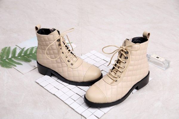 

2020k high-end limited edition high-heeled square head ladies boots new retro thick with fashion winter boots women's boots, size: 36-4