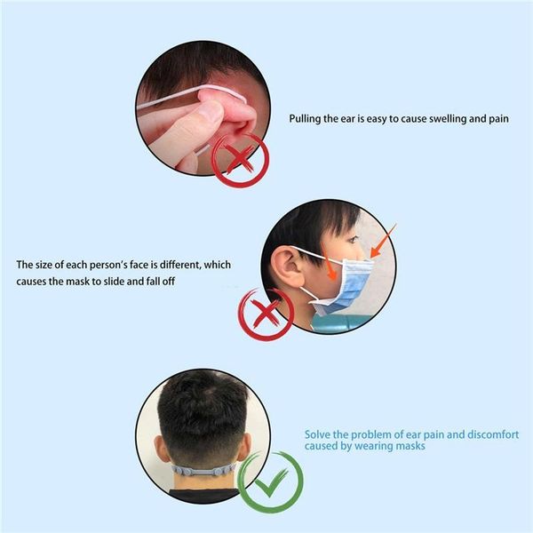 

mask ear hooks third gear adjustable mask ear grips extension hook face masks buckle holder adjustable face mask hook ear vpwnv