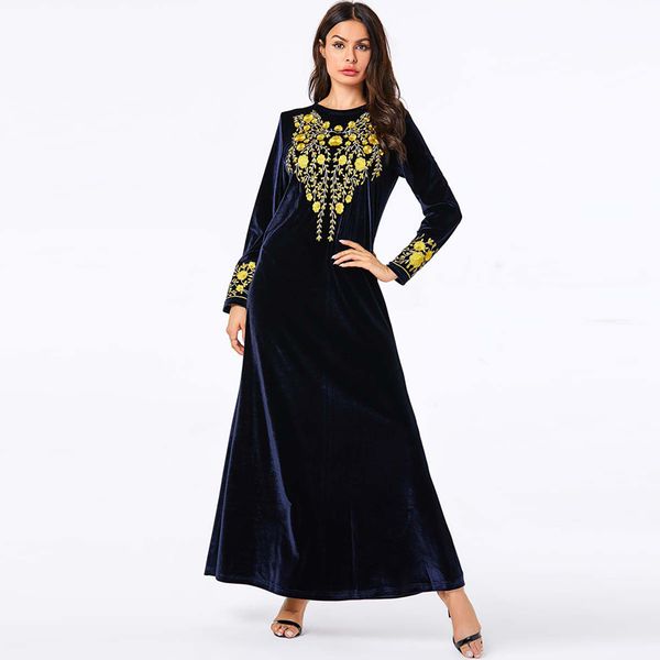 

velvet abaya turkish long hijab muslim dress islamic clothing abayas for women caftan dubai tesettur elbise kaftan djelaba femme