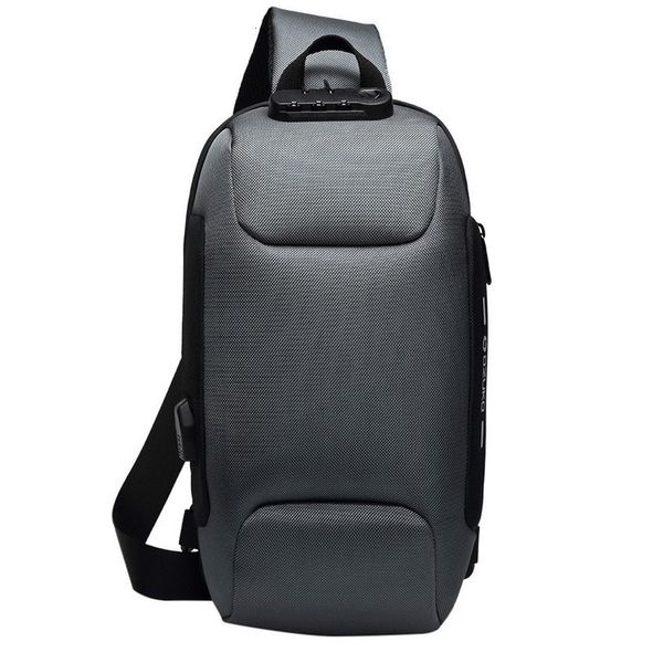 

2020 fashion casual summer ozuko mens multi function messenger bag anti theft waterproof travel chest bag shoulder outdoor bag