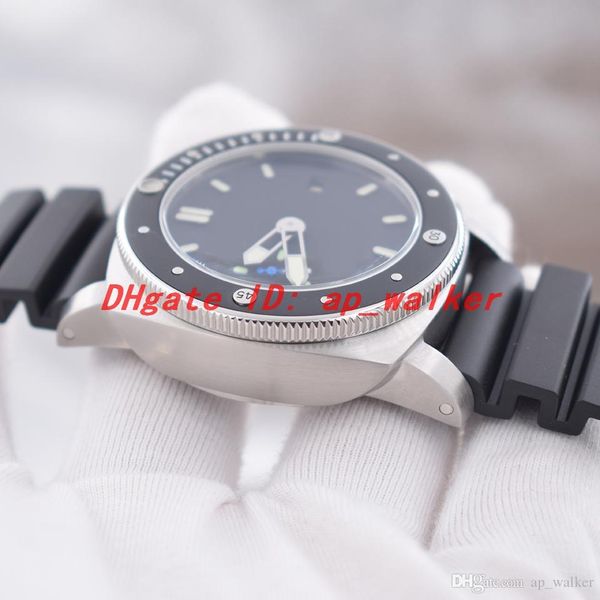

new men watch rose gold stainless steel case rotatable bezel automatic mechanical movement rubber band, Slivery;black