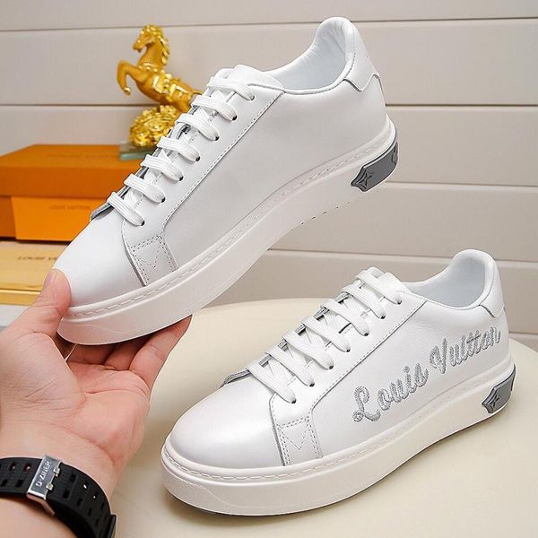 

men 's shoes fashion classic skateboarding casual shoes low plus size luxury men shoes breathable sneakers fast deliv, Black
