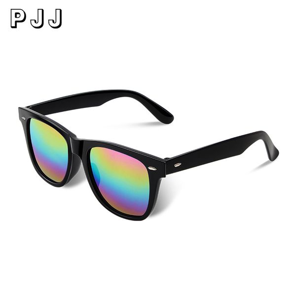 

pjj 2020 fashion johnny depp lemtosh style sunglasses handsome retro round tone marine lens brand design sunglasses oculos de s, White;black