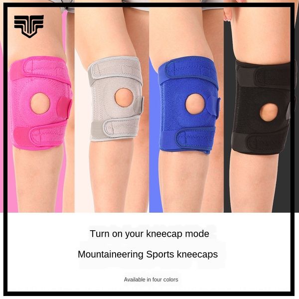 

chgtb silicone wear-resistant sports silicone basketball protection anti-skid kneepad cover spring patella protection outdoor mountaineering, Black;gray