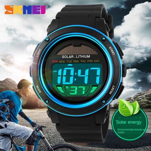

ekpkh shimei men's waterproof fashion electronic watch fashionable and personalized multifunctional watch for male and female outdoor s, Blue