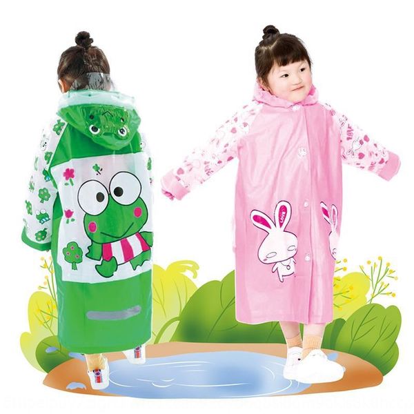 

children's boys and bag cloak cloak girls poncho primary school students with schoolbags raincoat kindergarten baby raincoat, Red;brown