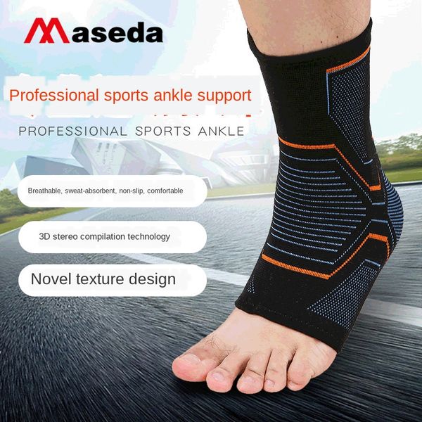 

nylon compression support ankle and foot basket row protection equipment protection sports ankle belt protective gear, Blue;black