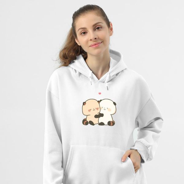 

aesthetic kawaii cotton oversized hoodie for women harajuku sweatershirt 90s hoodies ctue cartoon animal print female pullovers, Black